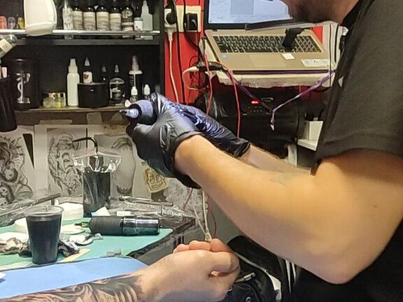 Total Tattoo, интерьер