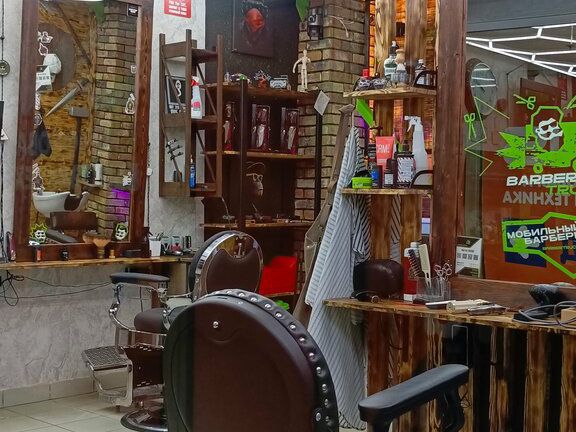 Urban Barbershop, интерьер