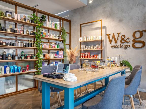 Wax&Go, интерьер