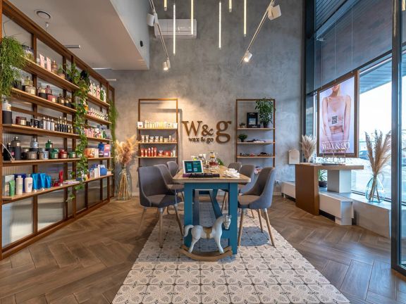 Wax&Go, интерьер