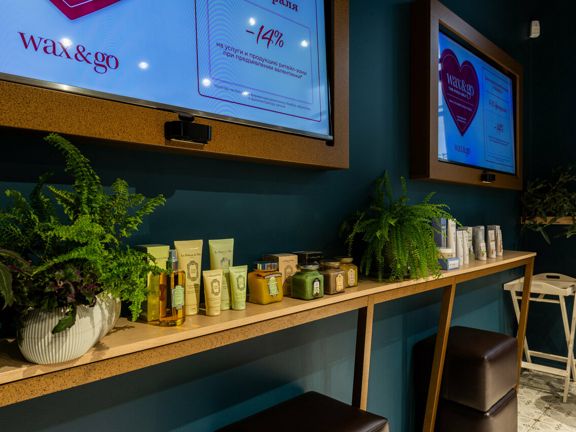 Wax & Go, интерьер